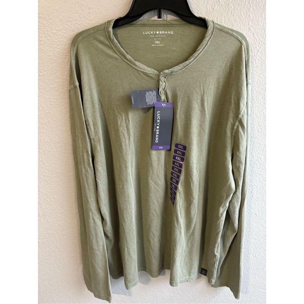 ❤️Men’s Lucky Brand Long Sleeve Henley